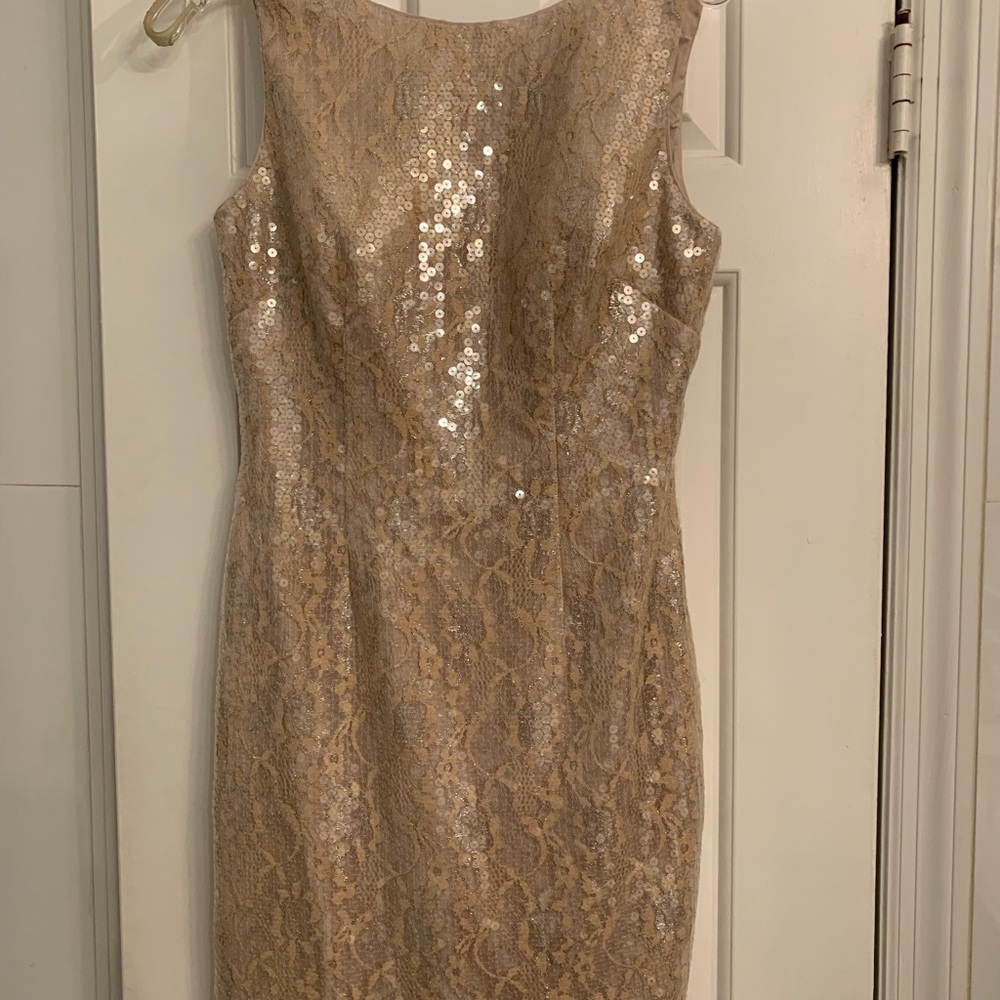 Occasion dress in sequence.